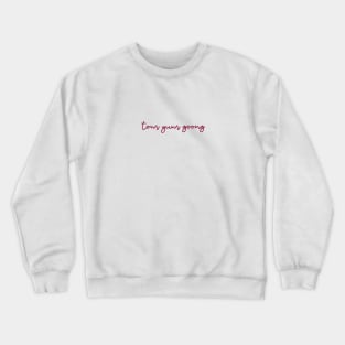 tom yum goong - maroon red Crewneck Sweatshirt